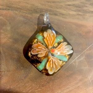 Blown glass pendant